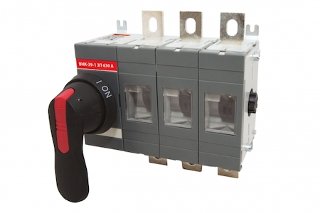 TDM ELECTRIC SQ0744-0006 Рубильник ВНК-39-1 3П 630А с установленной фронтальной ручкой управления TDM